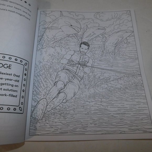 Crush + Color RYAN REYNOLDS Adult Coloring Book - NEW - Picture 5 of 8